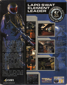 SWAT 3: Tactical Game of the Year Edition - Box - Back Image
