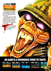 Alien Brigade - Advertisement Flyer - Front Image