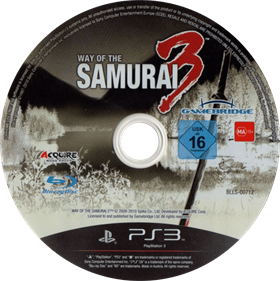 Way of the Samurai 3 - Disc Image