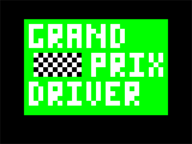 Grand Prix Driver - Screenshot - Game Title Image