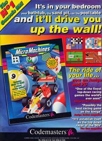 Micro Machines - Advertisement Flyer - Front Image