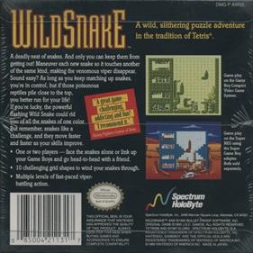 WildSnake - Box - Back Image