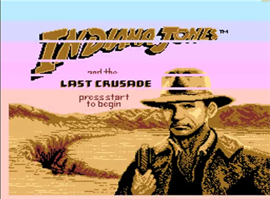 Indiana Jones and the Last Crusade - Screenshot - Game Title Image