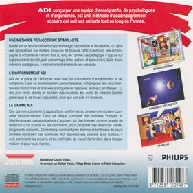 ADI Accompagnement Scolaire: Francais-Maths 6eme - Box - Back Image