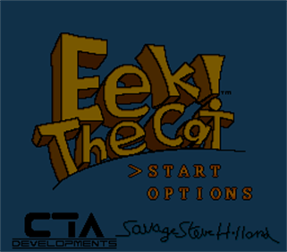 Eek! The Cat - Screenshot - Game Title Image