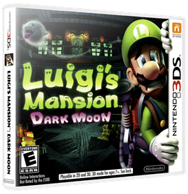 Luigi's Mansion: Dark Moon - Box - 3D Image