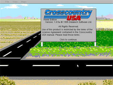 Crosscountry USA - Screenshot - Game Title Image