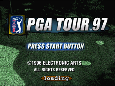 PGA Tour 97 - Screenshot - Game Title Image