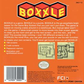Boxxle - Box - Back Image