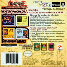 Yu-Gi-Oh! Dark Duel Stories - Box - Back Image