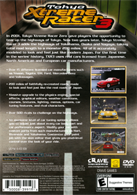Tokyo Xtreme Racer 3 - Box - Back Image