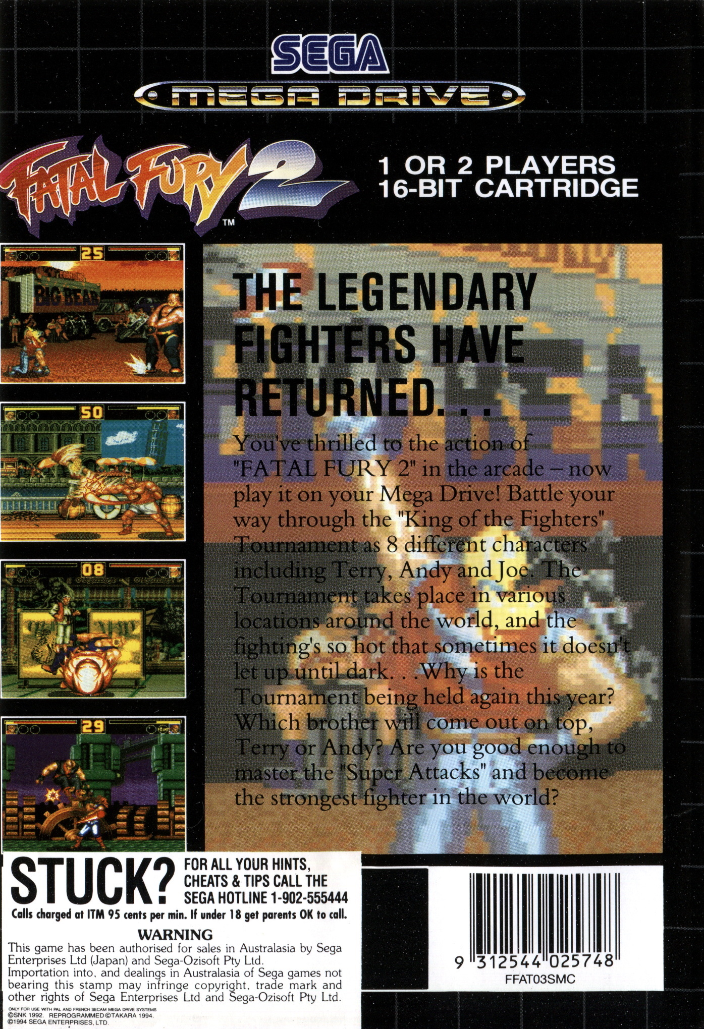 cohost! - Fatal Fury 2 on the Mega Drive