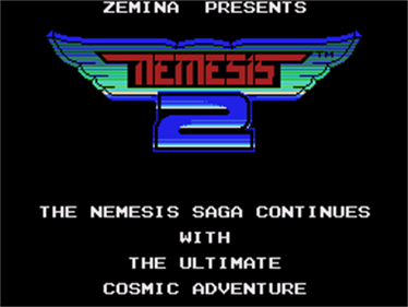 Nemesis 2 - Screenshot - Game Title Image