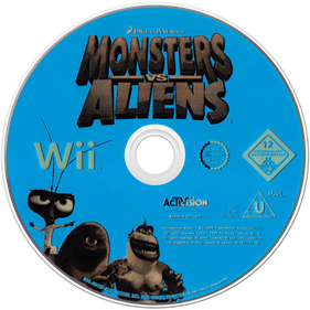 Monsters vs. Aliens - Disc Image