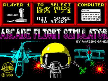 Arcade Flight Simulator  - Screenshot - Game Title Image