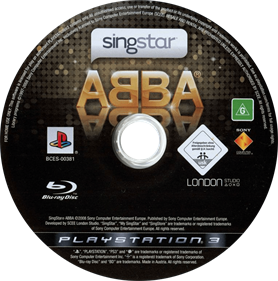 SingStar ABBA - Disc Image