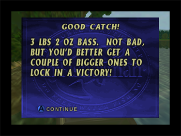 In-Fisherman Bass Hunter 64 - Screenshot - Gameplay Image