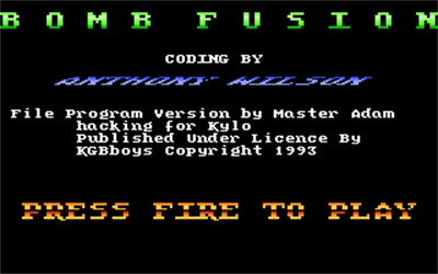 Bomb Fusion - Screenshot - Game Title Image