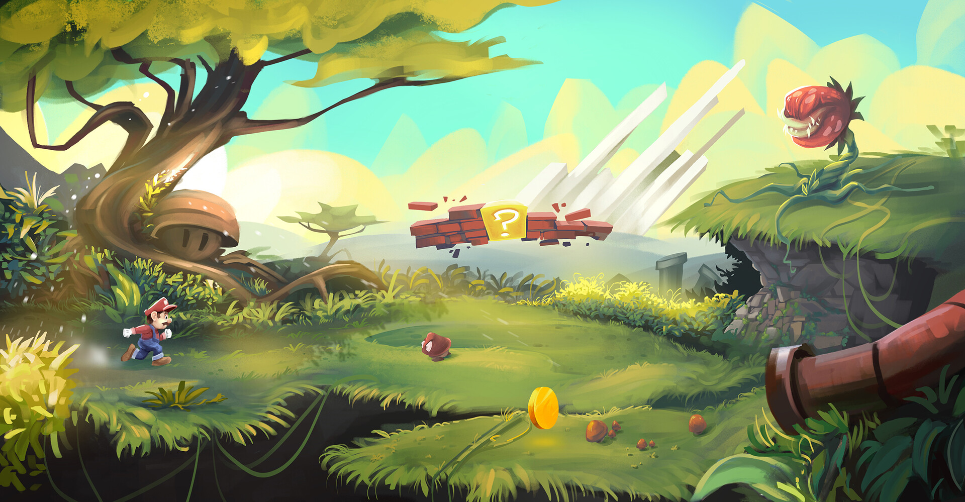 Super Mario World: Adventure in Forest Land
