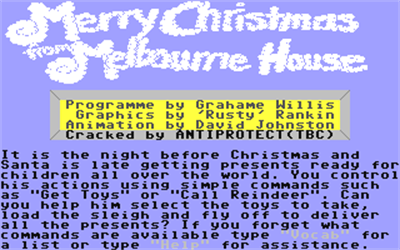 Merry Christmas from Melbourne House - Screenshot - Game Title Image