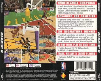 NBA ShootOut 98 - Box - Back Image