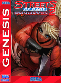 Streets of Rage 2: The Ninja Warriors  - Fanart - Box - Front Image