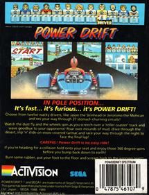 Power Drift  - Box - Back Image