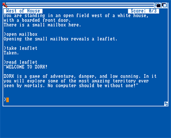 Zork I - Screenshot - Gameplay Image