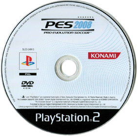 PES 2008: Pro Evolution Soccer - Disc Image