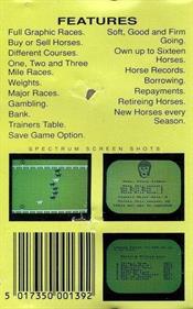 First Past the Post (Cult Games - Box - Back Image