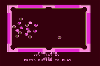 Pool 400 - Screenshot - Game Title Image