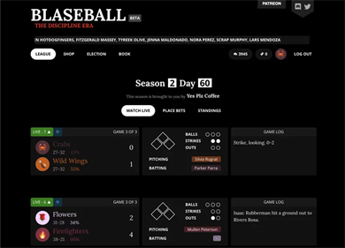 Blaseball - Screenshot - Gameplay Image