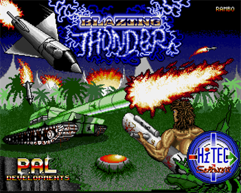 Blazing Thunder - Screenshot - Game Title Image