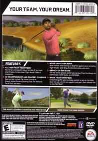 Tiger Woods PGA Tour 07 - Box - Back Image