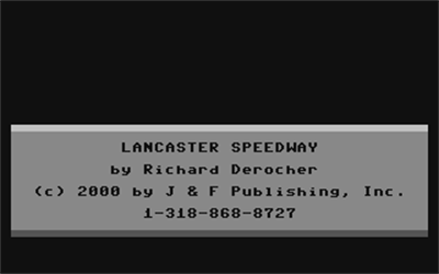 Lancaster Speedway - Screenshot - Game Title Image