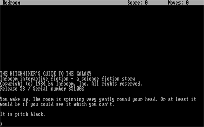 The Hitchhiker's Guide to the Galaxy - Screenshot - Game Title Image