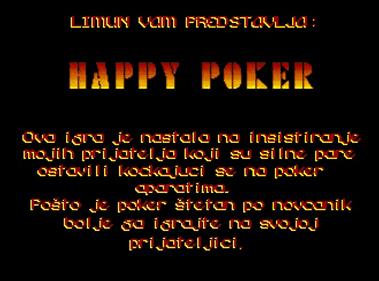 Happy Poker - Screenshot - Game Title Image