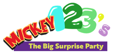 Mickey's 123's: The Big Surprise Party - Clear Logo Image