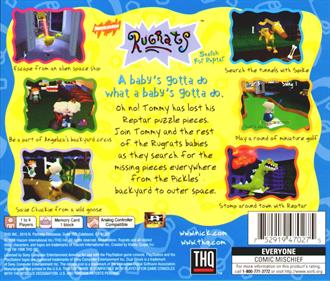 Rugrats: Search For Reptar - Box - Back Image