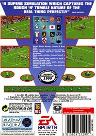 Rugby World Cup 95 - Box - Back Image