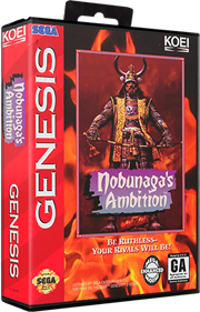 Nobunaga's Ambition - Box - 3D Image