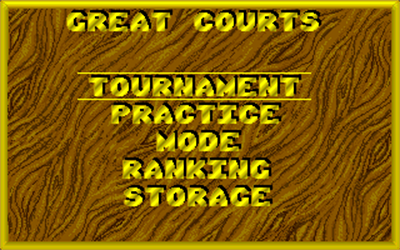 Great Courts - Screenshot - Game Select Image