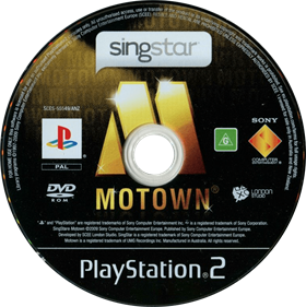 SingStar: Motown - Disc Image