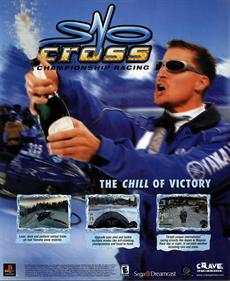 Sno-Cross Championship Racing - Advertisement Flyer - Front Image