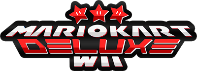 Mario Kart Wii Deluxe: Red Edition - Clear Logo Image