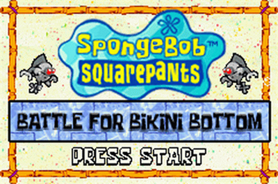SpongeBob SquarePants: Battle for Bikini Bottom - Screenshot - Game Title Image