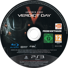 Armored Core: Verdict Day - Disc Image