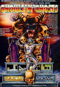 Ghouls 'n Ghosts - Advertisement Flyer - Front Image