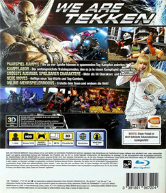 Tekken Tag Tournament 2 - Box - Back Image