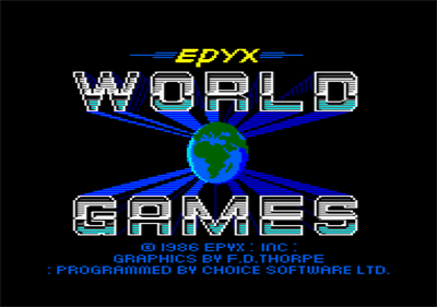 World Games - Screenshot - Game Title Image